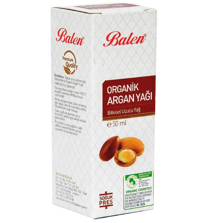 Argan Yağı Organik Soğuk Pres 50 ML Cam Şişe - OEM458-8737