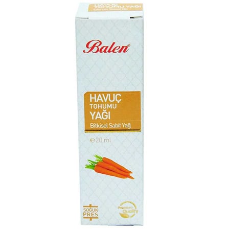 Havuç Tohumu Yağı Soğuk Pres 20 ML Cam Şişe - OEM458-8748