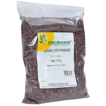 Üzüm Çekirdeği Tane Doğal 1000 Gr Paket - OEM458-8759