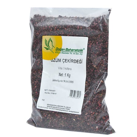 Üzüm Çekirdeği Tane Doğal 1000 Gr Paket - OEM458-8759