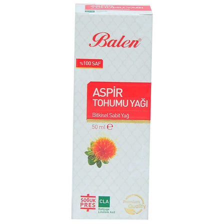 Aspir Tohumu Yağı Soğuk Pres 50 ML Cam Şişe - OEM458-8808