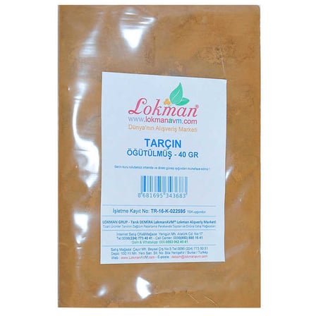Tarçın Öğütülmüş Doğal 40 Gr Paket - OEM458-8844