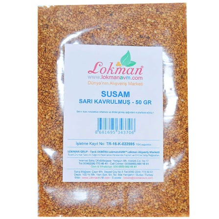Susam Kavrulmuş Simitlik Sarı 50 Gr Paket - OEM458-8855