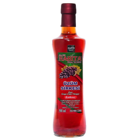 Üzüm Sirkesi Doğal Katkısız Cam Şişe 500 ML - OEM458-8901