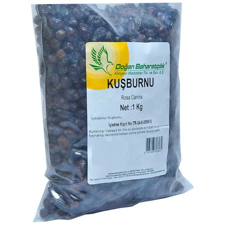 Kuşburnu Doğal Tane 1000 Gr Paket - OEM458-9138