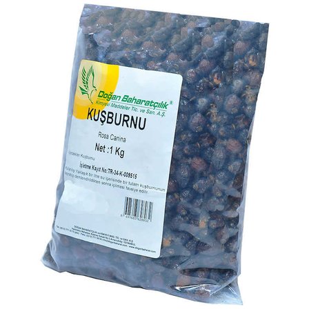 Kuşburnu Doğal Tane 1000 Gr Paket - OEM458-9138