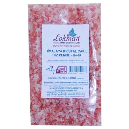 Yemeklik Himalaya Kristal Kaya Tuzu Çakıl Pembe 250 Gr - OEM458-9263
