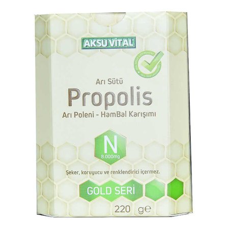 Arı Sütü Propolis Polen Bal Karışımı 220 Gr - OEM458-9286