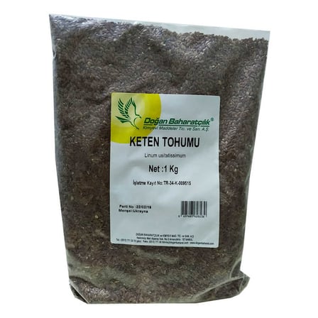 Keten Tohumu Tane Doğal 1000 Gr Paket - OEM458-9437