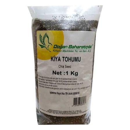 Doğal Chia Tohumu 1000 Gr Paket - OEM458-9614