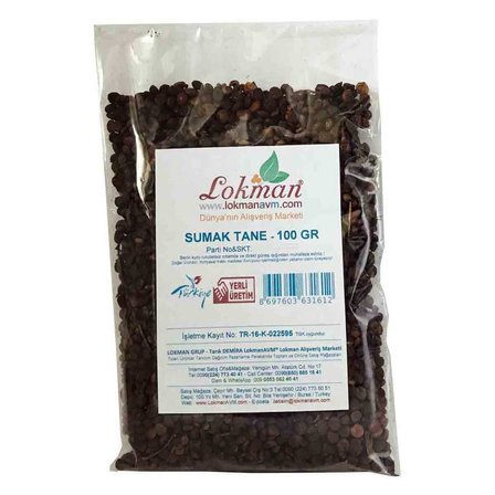 Sumak Tane Doğal 100 Gr Paket - OEM458-9775