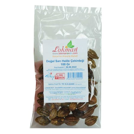 Doğal Sarı Halile Çekirdeği Sarı Helile 100 Gr Paket - OEM458-9935