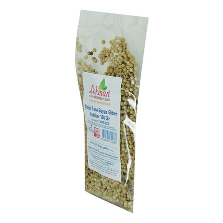 Doğal Tane Akbiber Beyaz Biber Beyaz Karabiber 100 Gr Paket - OEM458-9936