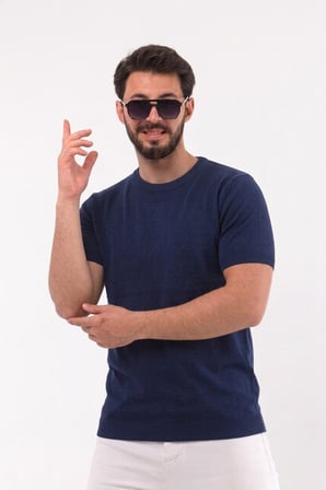 PAMUK İPLİKLİ İNCE TRİKO TSHİRT