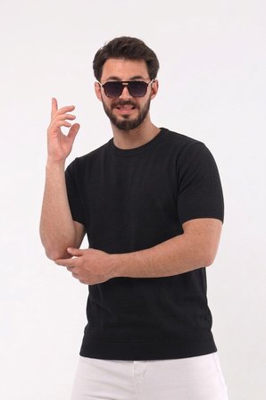 PAMUK İPLİKLİ İNCE TRİKO TSHİRT