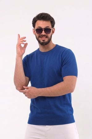 PAMUK İPLİKLİ İNCE TRİKO TSHİRT