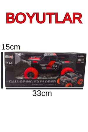 2.4 Ghz Uzaktan Kumandalı full Fonksiyon 20 Km Hızlı Şarjlı Off Road Araba
