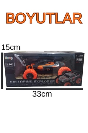 2.4 Ghz Uzaktan Kumandalı full Fonksiyon 20 Km Hızlı Şarjlı Off Road Araba