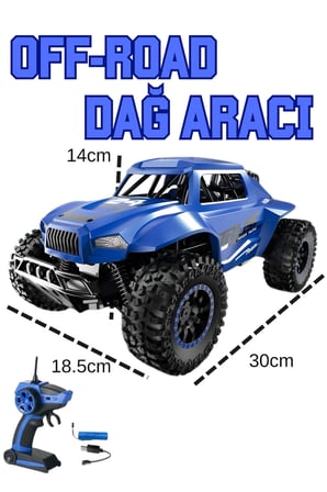 40 MHZ 1.200 MAH Şarjlı Uzaktan Kumandalı Off-Road Dağ Aracı