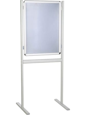 B1 50X70 cm Yüksek Alüminyum Çift Iki Taraflı Mobil Kaldırım Reklam Poster Pano