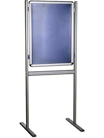 B1 70X100 cm Yüksek Alüminyum Tek Taraflı Mobil Kaldırım Reklam Poster Pano