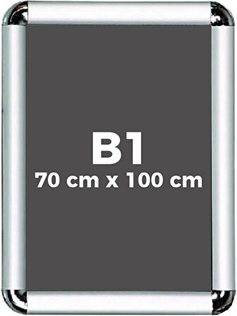 B1 70X100 cm Rondo Köşe Alüminyum Aç Kapa Çerçeve