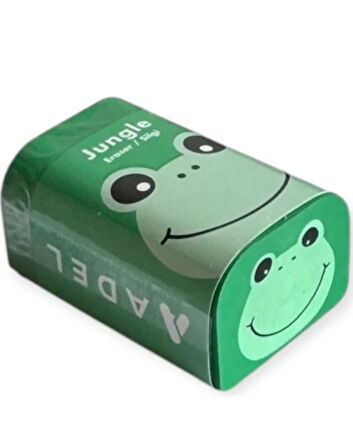 Jungle Serisi Jumbo Boy Silgi - Kurbağa