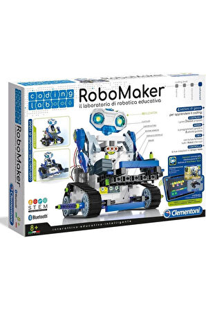 Clementoni 64442 Robomaker Start /kodlama-Coding Lab Eğitici Robotbilim Laboratuvarı +8 Yaş