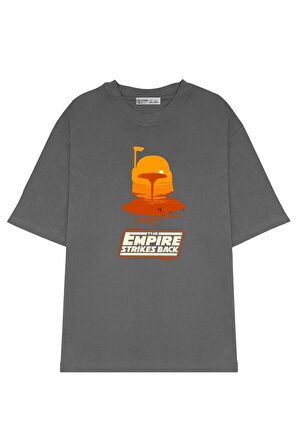 Unisex Oversize T-shirt Boba Fett - Cloud City Sunset