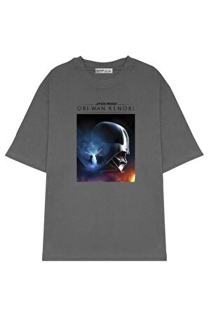Unisex Oversize T-shirt Obi-wan Galaxy Fight