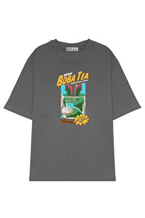 Unisex Oversize T-shirt Star Wars Drink Boba Tea