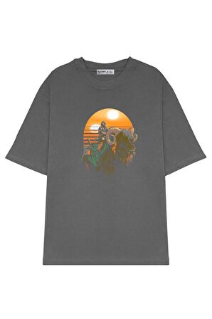 Unisex Oversize T-shirt Star Wars Mandalorian Bantha Riders