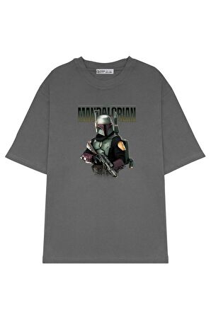 Unisex Oversize T-shirt Star Wars Mandalorian Boba Fett Armored Up