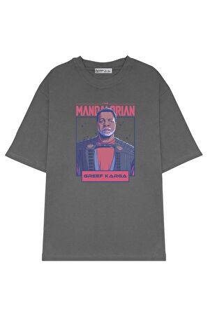 Unisex Oversize T-shirt Star Wars Mandalorian Karga Your Only Hope