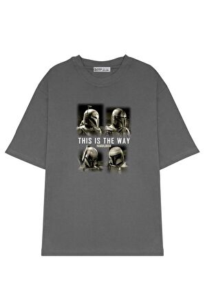 Unisex Oversize T-shirt Star Wars Mandalorian Stronger Together