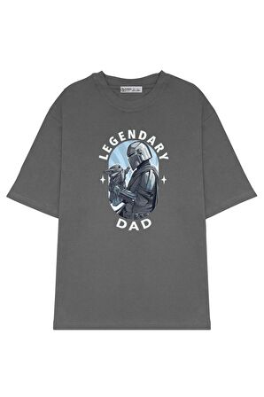 Unisex Oversize T-shirt The Mandalorian Legendary Dad