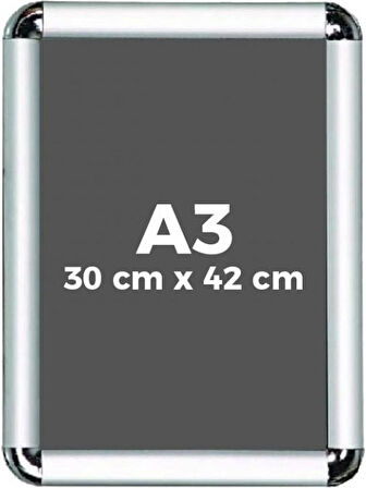 A3 Eko Seri  Çerçeve Rondo Köşe Aç Kapa Açılır Kapanır