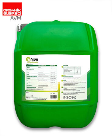 Riverm - Rivo Sıvı Organik Solucan Gübresi 20 Litrelik Plastik Bidonda