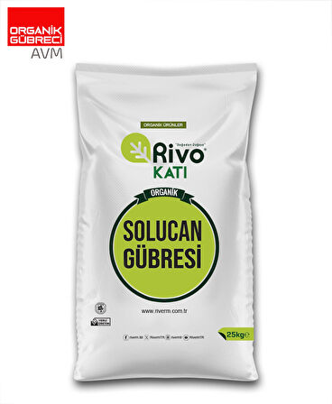 Riverm - Rivo Katı Organik Solucan Gübresi 25 Kilogramlık Katmanlı Telis Çuvalda