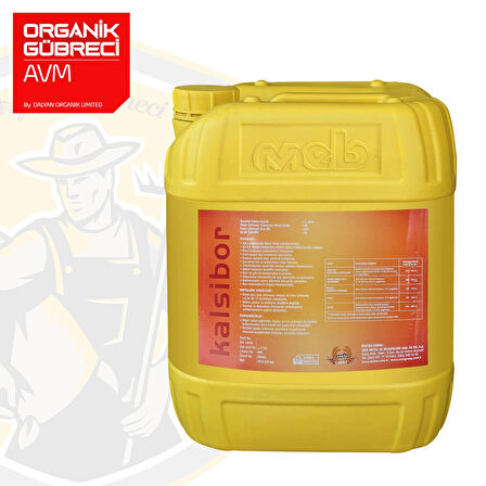 Meb KALSİBOR – %15 Kalsiyum (CaO) + 0,2 Bor (B)- 20 Litre Plastik Çanta Bidonda