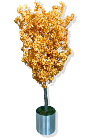 SOMON LÜX YONCA YAPRAK BAHAR DALI YAPAY AĞAÇ 180 CM 30X30 METAL SAKSI