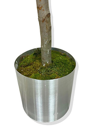 SOMON LÜX YONCA YAPRAK BAHAR DALI YAPAY AĞAÇ 180 CM 30X30 METAL SAKSI