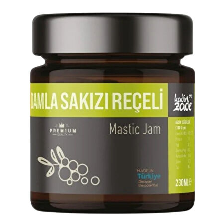 Ege'nin Incisi: 230 gr Damla Sakızı Reçeli
