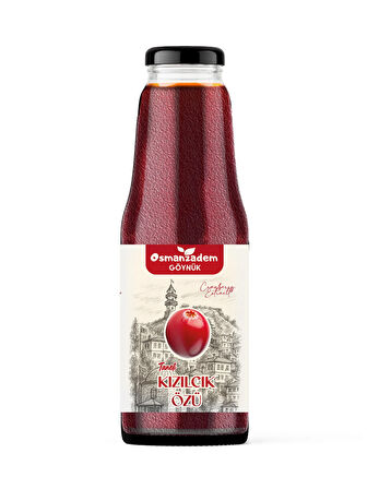 Maksimum Lif: %100 Doğal Taneli Kızılcık Özü