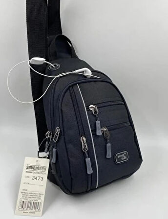 OGDO - Tek Omuz Askılı Polyester Sırt - Göğüs Çantası - Body Bag - 3473