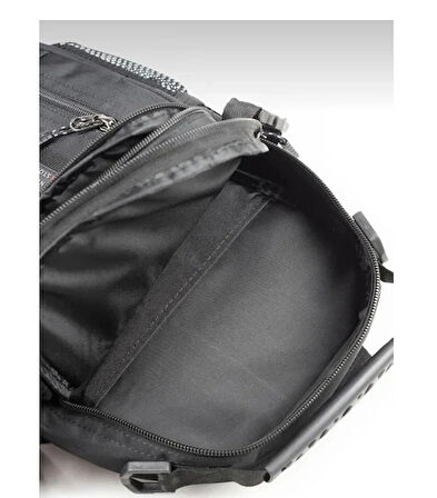 OGDO - Çok Fonksiyonlu, USB Çıkışlı, Suluk Bölmeli, Mini Sırt/çapraz Göğüs Çantası