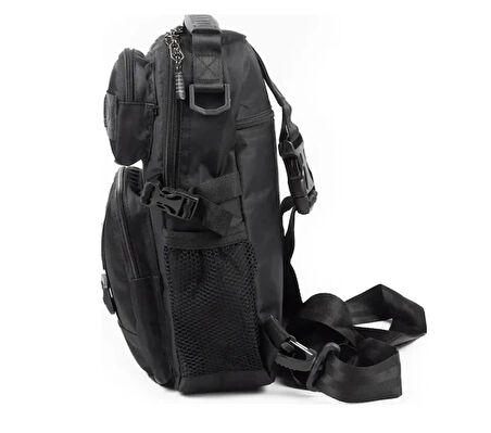 OGDO - Çok Fonksiyonlu, USB Çıkışlı, Suluk Bölmeli, Mini Sırt/çapraz Göğüs Çantası