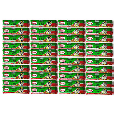 J-250 Jumbo Boy Çöp Poşeti (80 x 110 cm) 10 Lu Rulo x 40 Paket Çöp Torbası Mavi