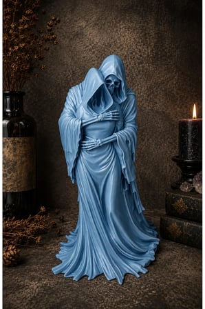 Gotik Azrail (Grim Reaper) Dekoratif Masaüstü Biblo - 3D Baskı