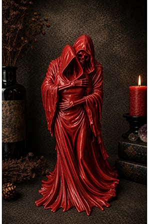 Gotik Azrail (Grim Reaper) Dekoratif Masaüstü Biblo - 3D Baskı